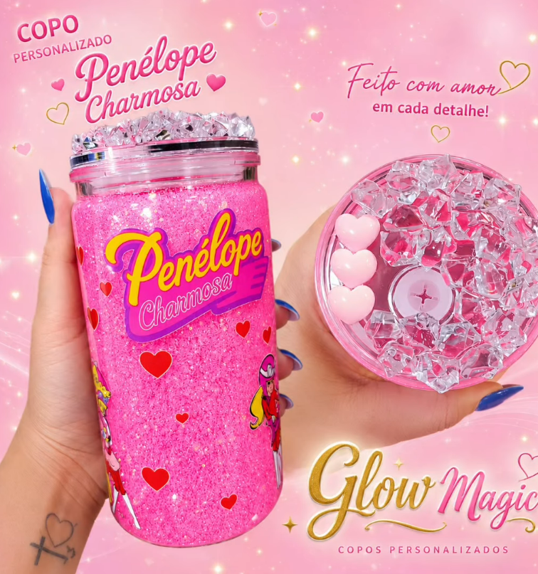 Copo Penélope Charmosa personalizado